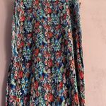 WAYF Blue Floral Pleated Maxi Skirt Size XS EUC Photo 11