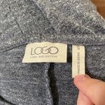 LOGO By Lori Goldstein Heather grey oversized boatneck 3/4 sleeve pockets sz S Photo 8