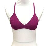 ZARA NWT Knit triangular bralette with straps Purple Size Smalll S Iniditex Photo 0