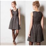 Anthropologie Moulinette Soeurs Metallic Tweed Glissade Fit & Flare Dress 4 Photo 8