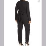 Lost Ink Jumpsuit Tie Back Vneck 4X NWT Black Photo 3