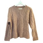 Lucky Brand  Size Medium Dusty Pink Cable Knit Sweater New With Tags. Photo 1