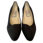 Todd Oldham Times Seven Vintage Black Faille Almond Toe Pumps Heels Size 8.5 Photo 2