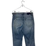 Daze Women's Jeans Splatter Straight Leg Frayed Hem Denim D6201VOT Photo 8