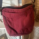 Duluth Trading Company Duluth Trading Co Adjustable Strap Canvas Crossbody Bag Red Photo 2