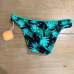 Fe Noel x Target Printed Palm Bikini Bottom Size‎ XL NWT High Leg Cheeky Green Photo 2