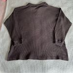 Victoria's Secret Vintage Pajamas Womens Large Gray Waffle Y2K 90s Thermal Shirt Photo 9