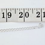 Blue Topaz Crystal Bridal Prom Necklace Set Silver Photo 7