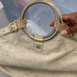 Lanbertson Truex metallic hobo handbag Silver Photo 8