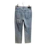 EXPRESS  Jeans Womens 6 Regular Blue Light Wash High Waisted Straight Ankle Photo 1