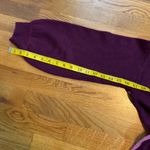 Steve Madden Womens Small Pink Purple V-neck Long Sleeve Knit Sweater Dress Mini Photo 4