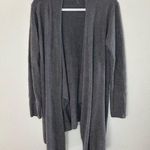 Barefoot Dreams Bamboo CozyChic Lite Island Wrap Cardigan dark grey soft sz l/xl Photo 1
