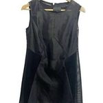 112 Mountainyan Black Layered Cocktail Dress M Sleeveless Slip Formal Mini Size M Photo 0