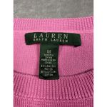 Lauren Ralph Lauren Striped Sweater Pink Orange Cotton Blend‎ Womens Medium Photo 1
