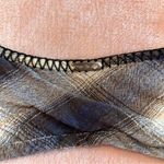 Free People  high-low short sleeve plaid dress embroidered keyhole opening size M Photo 5