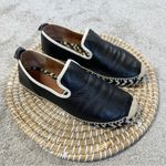 By Malene Birger Women’s Leather Espadrille Loafers Slip On Shoes Size 39/US 9 Black Photo 1