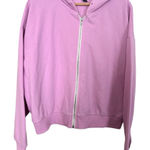 Forever 21 π₯ Pink Cropped Zip-Up Hoodie Photo 0