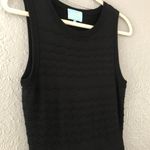 CeCe by Cynthia Steffe Black Knit A-Line Dress - Size Medium Photo 1