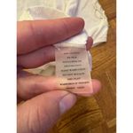 Ann Taylor  Floral Embellished Cardigan Short Sleeve Shirt Career Cream Crystal Photo 6