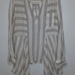 Athena Marie  linen blouse size medium Photo 0