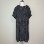 Style & Co  Gray Tweed Knit Short Sleeves Sweater Dress Photo 1