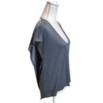 Lululemon Playful Practice Top Solar Grey V-Neck Women’s Size 6 Short Sleeve Photo 4