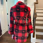 PINK - Victoria's Secret  NWOT Red and Black Plaid Robe Photo 1