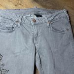 True Religion Gray Women's SkinnyJeans with Jude Ornate Studding size 26 Photo 7