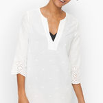 MiracleSuit ® x Talbots  EYELET‎ TUNIC size large Photo 0