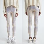 Versace La Coupe des Dieux High Waisted Leggings Metallic 42 IT 6 US NWT Photo 1