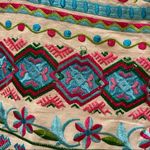 Boston Proper  Embroidered Blue Pattern Shorts NWOT Photo 1