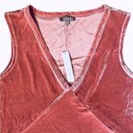 Lilla P. sleeveless dusty rose crushed velvet velour v Photo 4