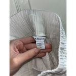 Athleta  Cabo Linen Shorts Size 6 White Vacation Beachy Boho Outdoors Comfy Photo 3