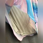 Show Me Your Mumu Medium dress light chiffon rainbow colors one shoulder dress Photo 3