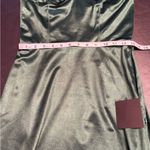 Lulus Emerald Green Strapless Maxi Dress with slit size Medium NWT Photo 9