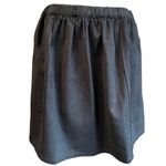 Matilda Jane  Black Skater Skirt Large NEW With Tags Faux Suede Short Elastic NWT Photo 1