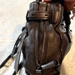 JOY GRYSON Nyla Black Pebbled Leather Satchel Crossbody 💛 Photo 7