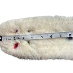 Halara New  Decorative Button Scarf Fuzzy Furry one size Photo 3