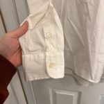 Ralph Lauren  White Lace Up Collared Button Down Shirt Photo 5