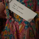 Anthropologie NWT  LOVE THE LABEL Eva Floral Ruffled Pink Jumpsuit Sz S Photo 6
