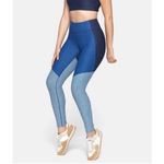 Outdoor Voices Blue Tritone Warm Up Leggings Small Photo 2