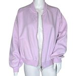 ZARA Sweatshirt Women Small Medium Violet Purple TRF Collection Dolman Oversized Photo 1