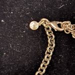 J.Crew  Faux Pearl and Rhinestone Gold Tone and Cream Necklace 1980’s Photo 2