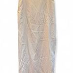 Floravere Silk Cupro Off White Midi Skirt Size 4 NEW Bridal Bachelorette Photo 0