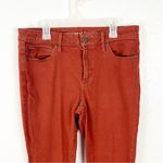 Articles of Society  Sarah Burnt Orange Release Frayed Hem Skinny Jeans, Size 30 Photo 11
