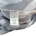 Monrow Slip‎ Tank Dress Mini Sleeveless Zebra Animal Print Gray Size XS Photo 6