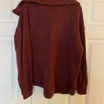 Sweaty Betty Restful Boucle Half Zip Sweatshirt, Burgundy, Women’s 8 Photo 6