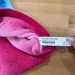 English Factory Puff Sleeve Ombre Sweater Top Blue Pink Size Small Photo 5