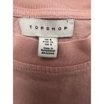 Topshop  CROP‎ TOP Sz 4 100% Cotton/pink Photo 6