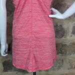 Reebok  Tank Top Woman's Size Medium Pink Space‎ Dye Racer Back Mesh Yoga Workout Photo 7